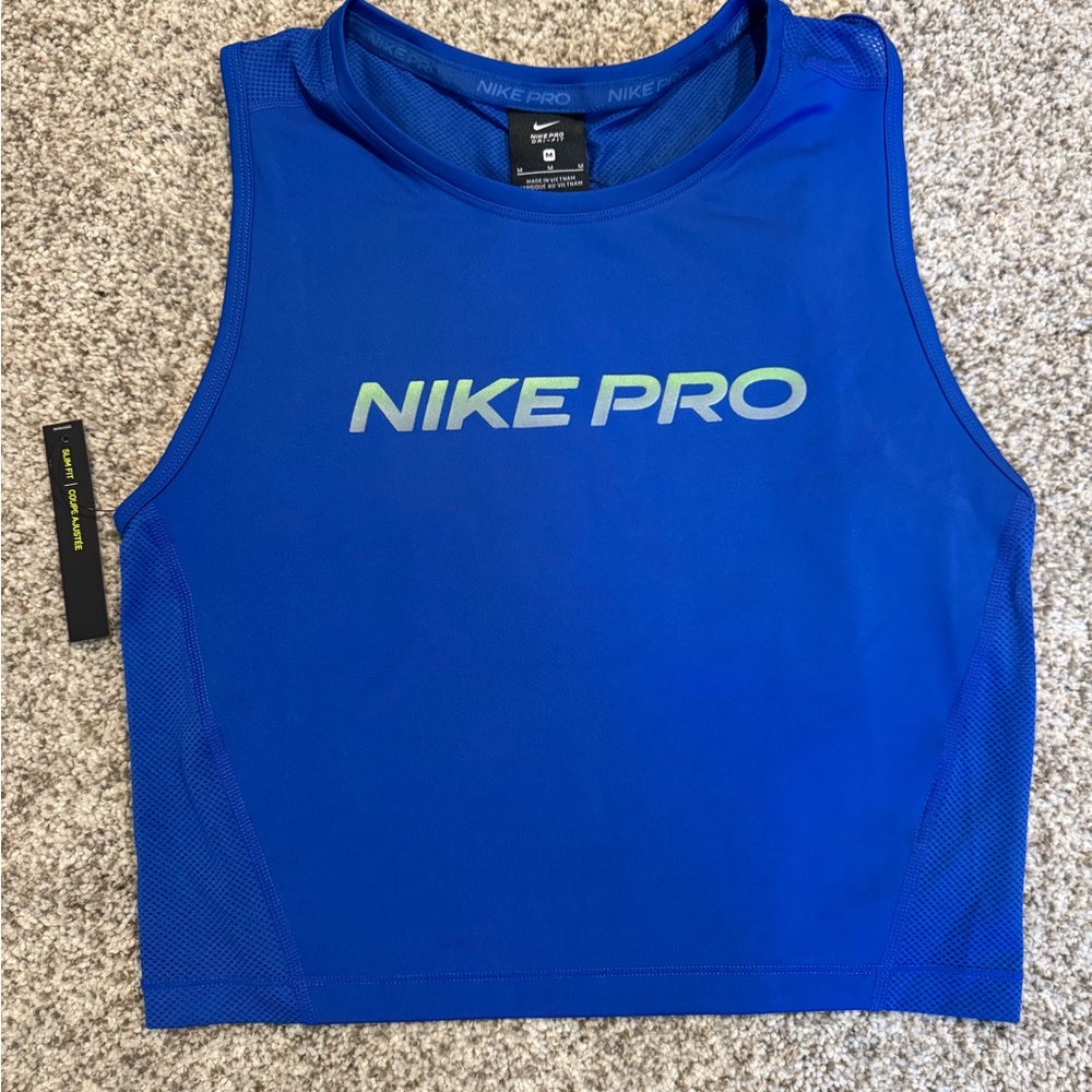 Nike Pro Blue Training Tank Top